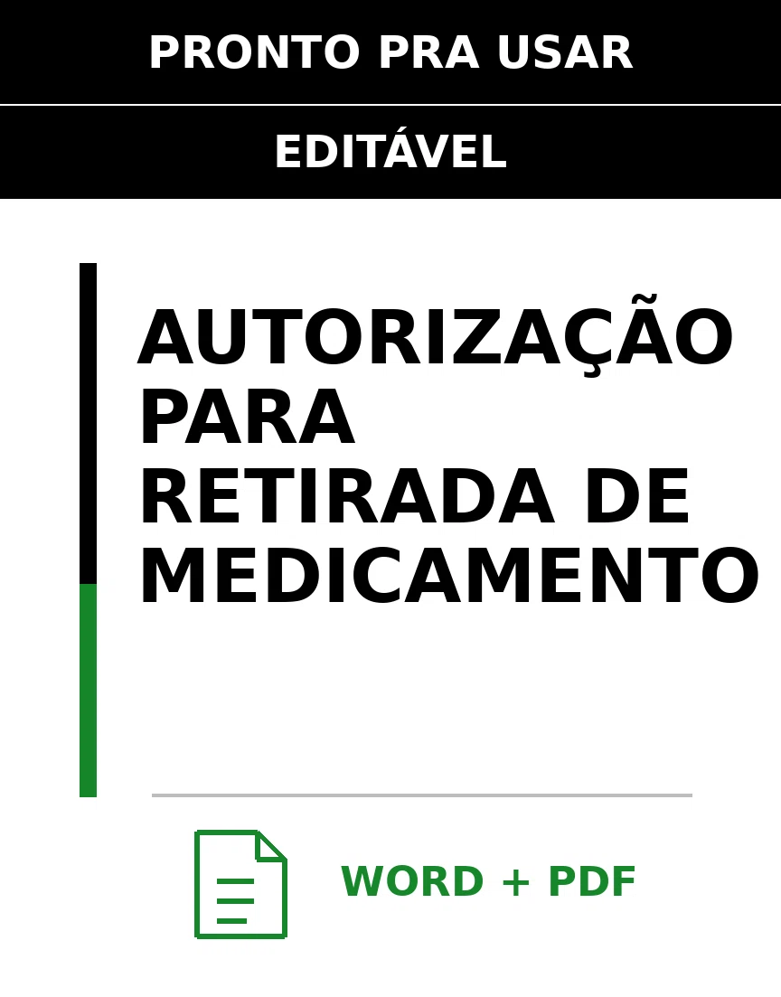 Baixar Autorização para Retirada de Medicamento Online – Word e PDF