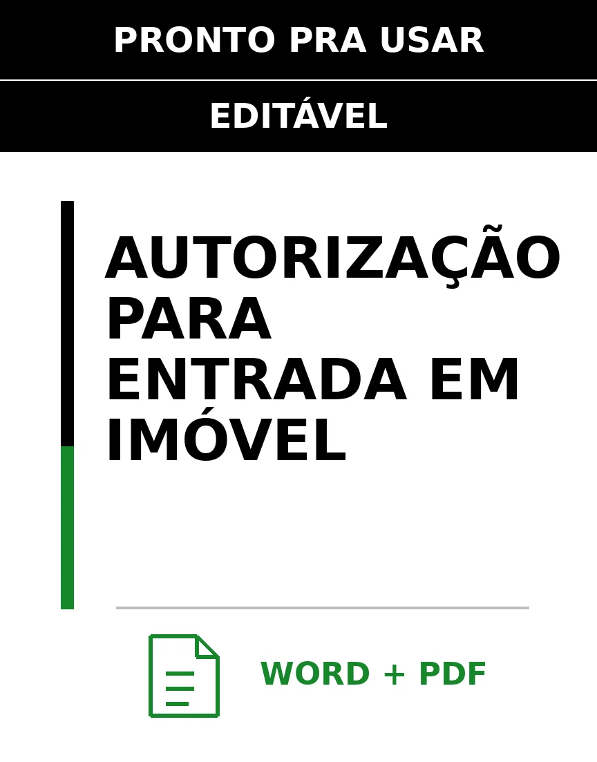 Baixar Autorização para Entrada em Imóvel Online – Word e PDF