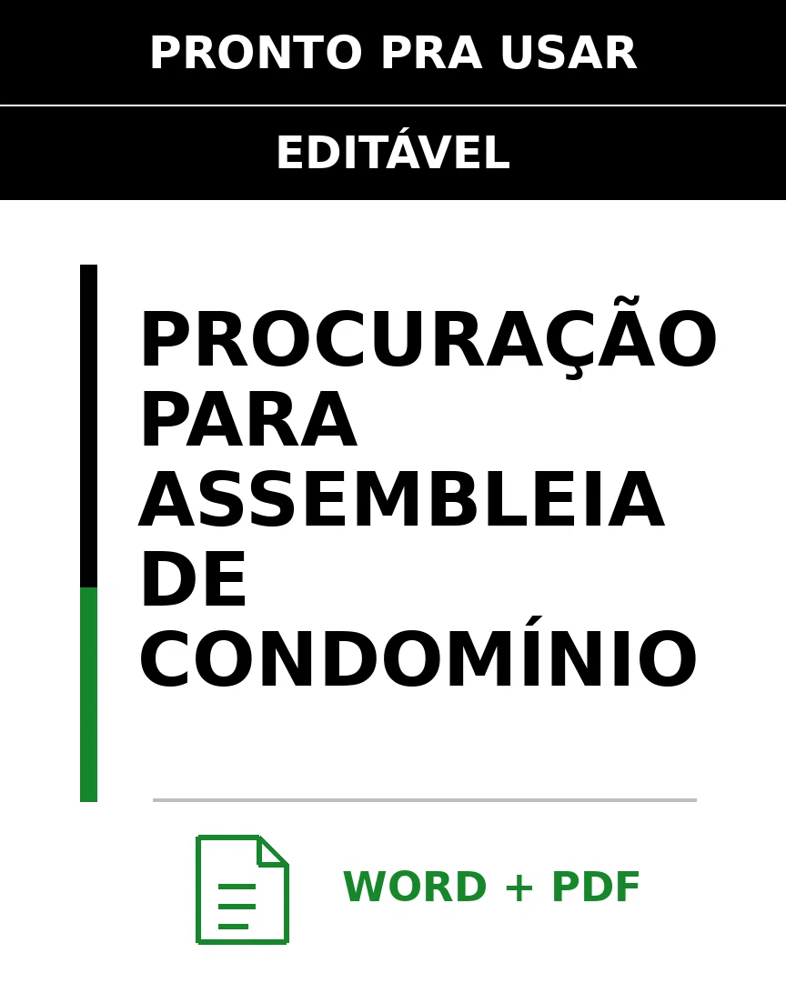 Baixar Procuração para Assembleia de Condomínio Online – Word e PDF