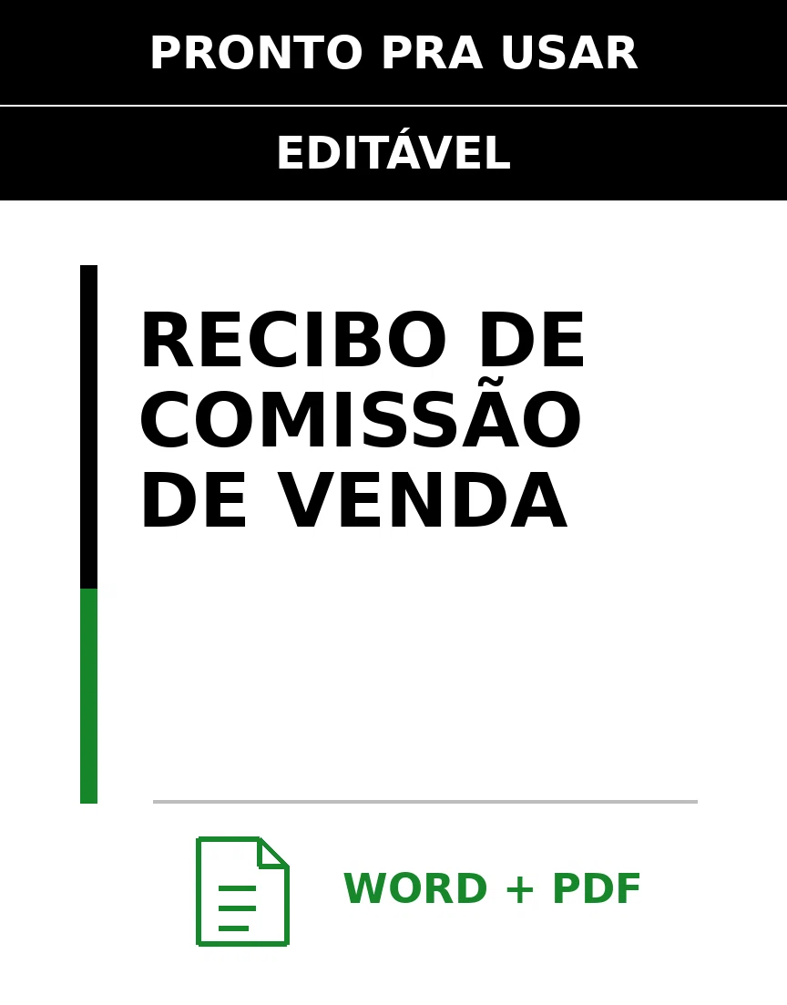Baixar Recibo de Comissão de Venda Online – Word e PDF
