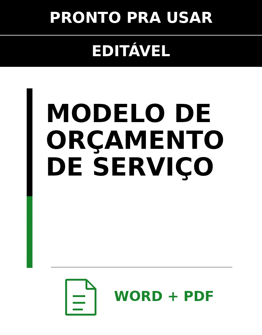 Baixar Modelo de Orçamento de Serviço Online – Word e PDF