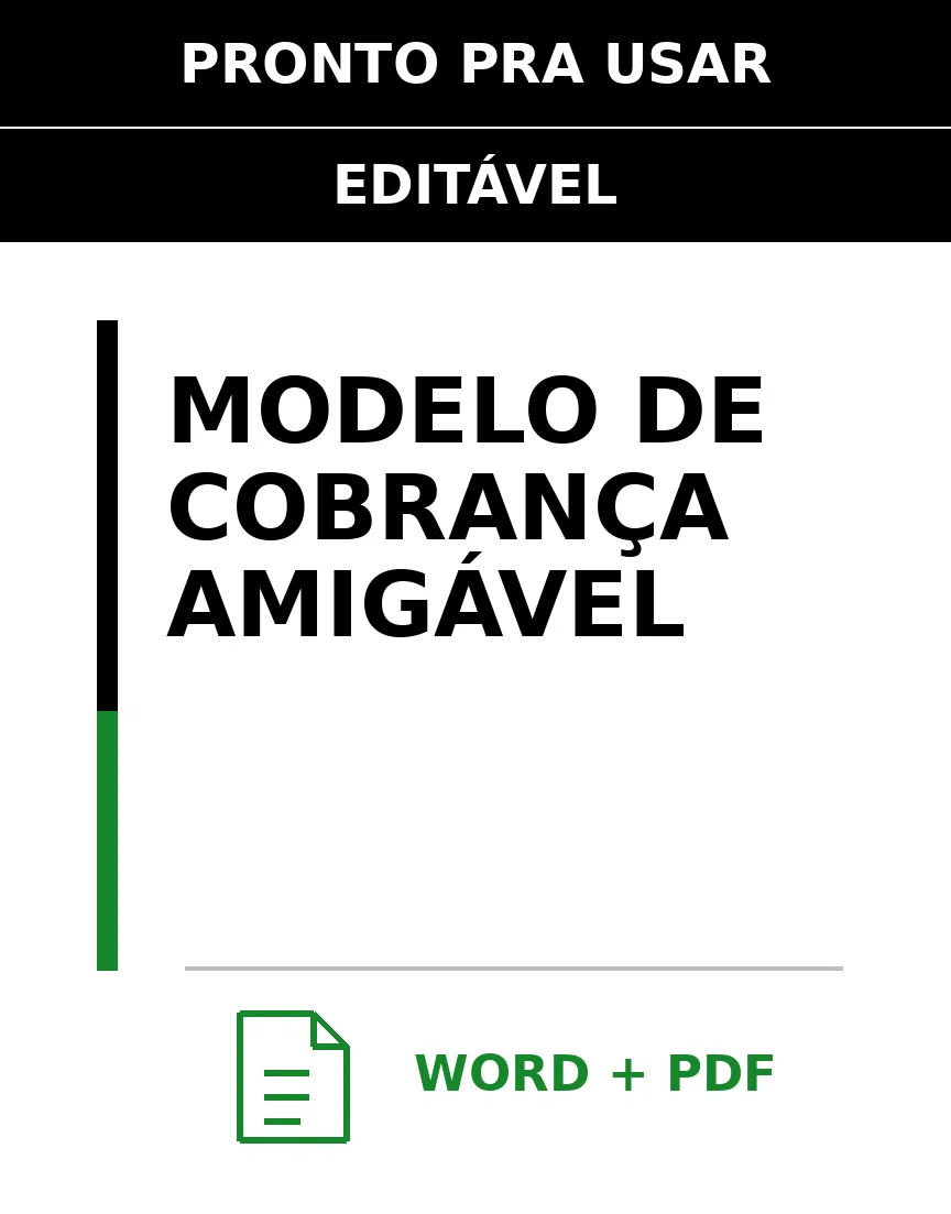 Baixar Modelo de Cobrança Amigável Online – Word e PDF