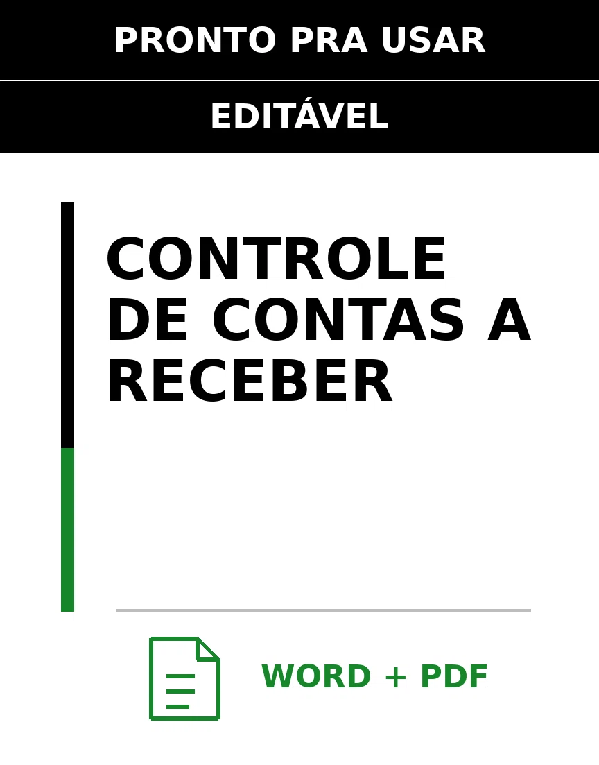 Baixar Controle de Contas a Receber Online – Word e PDF