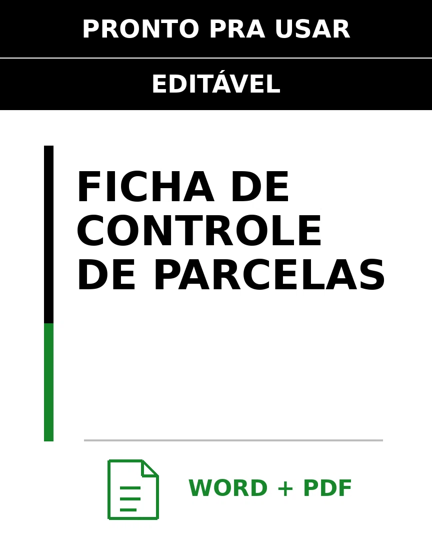Baixar Ficha de Controle de Parcelas Online – Word e PDF