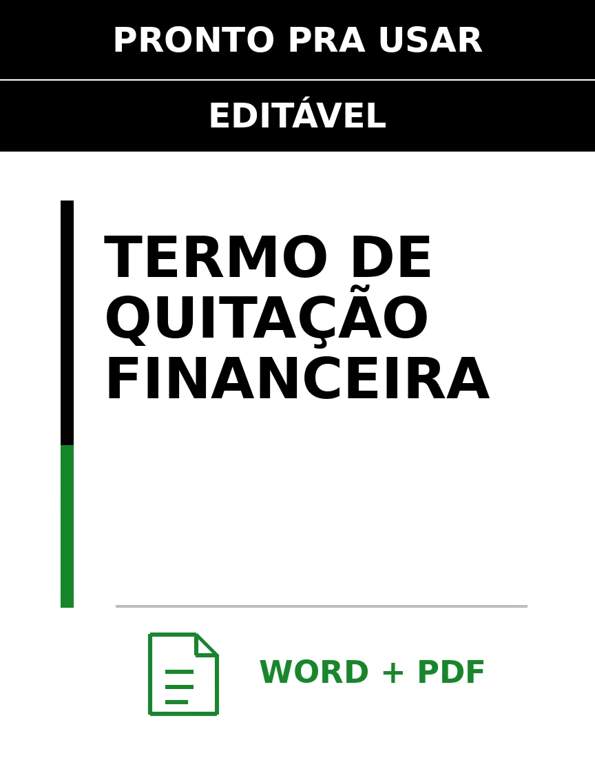 Baixar Termo de Quitação Financeira Online – Word e PDF