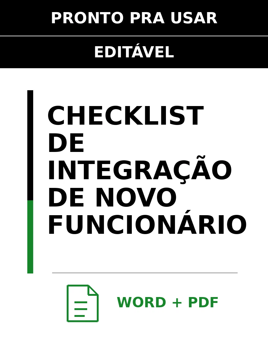 Baixar Checklist de Integração de Novo Funcionário Online – Word e PDF