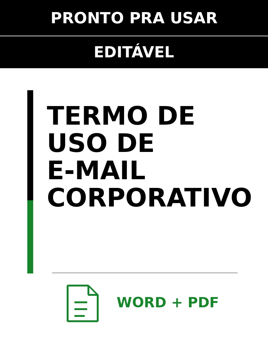 Baixar Termo de Uso de E-mail Corporativo Online – Word e PDF