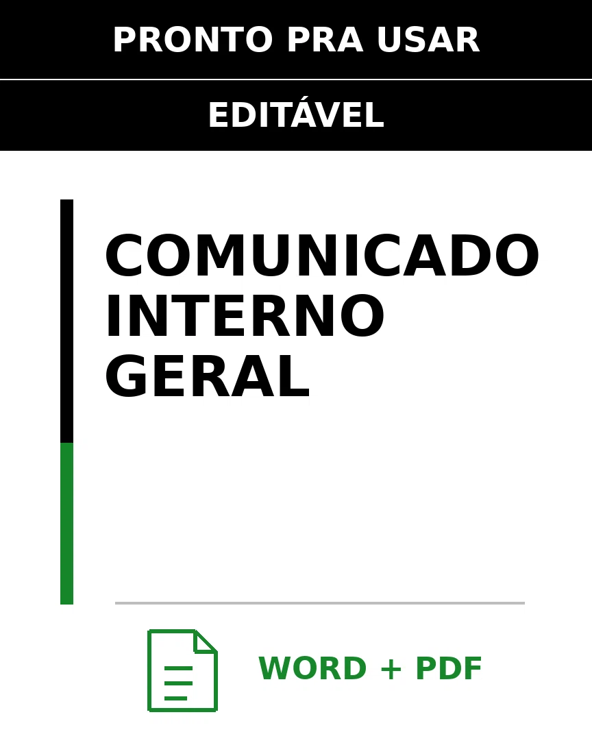 Baixar Comunicado Interno Geral Online – Word e PDF