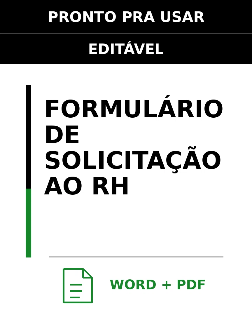Baixar Formulário de Solicitação ao RH Online – Word e PDF