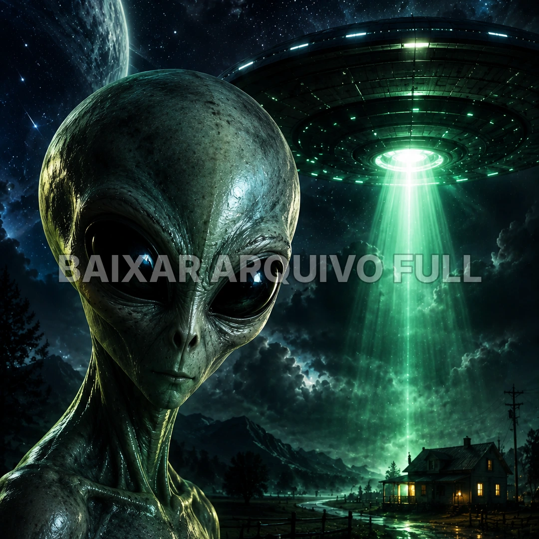 Wallpaper para Celular Alien e Nave Espacial | Baixar Agora