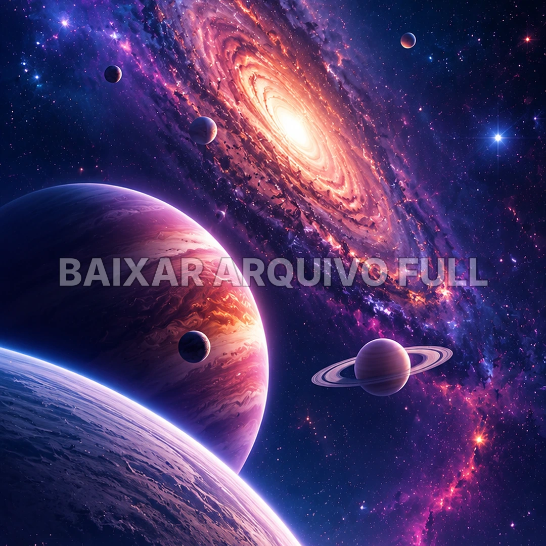 Wallpaper para Celular Planetas e Galáxia | Baixar Agora