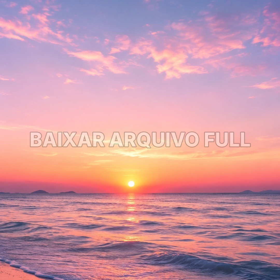 Wallpaper para Celular Praia Minimalista ao Pôr do Sol | Baixar Agora