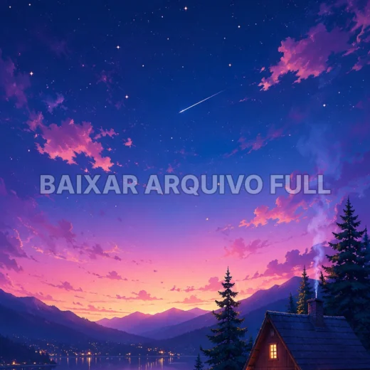 Wallpaper para Celular Vale de Montanhas ao Anoitecer | Baixar Agora