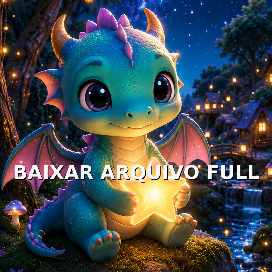 Wallpaper para Celular Dragão Verde com Estrela na Floresta | Baixar Agora