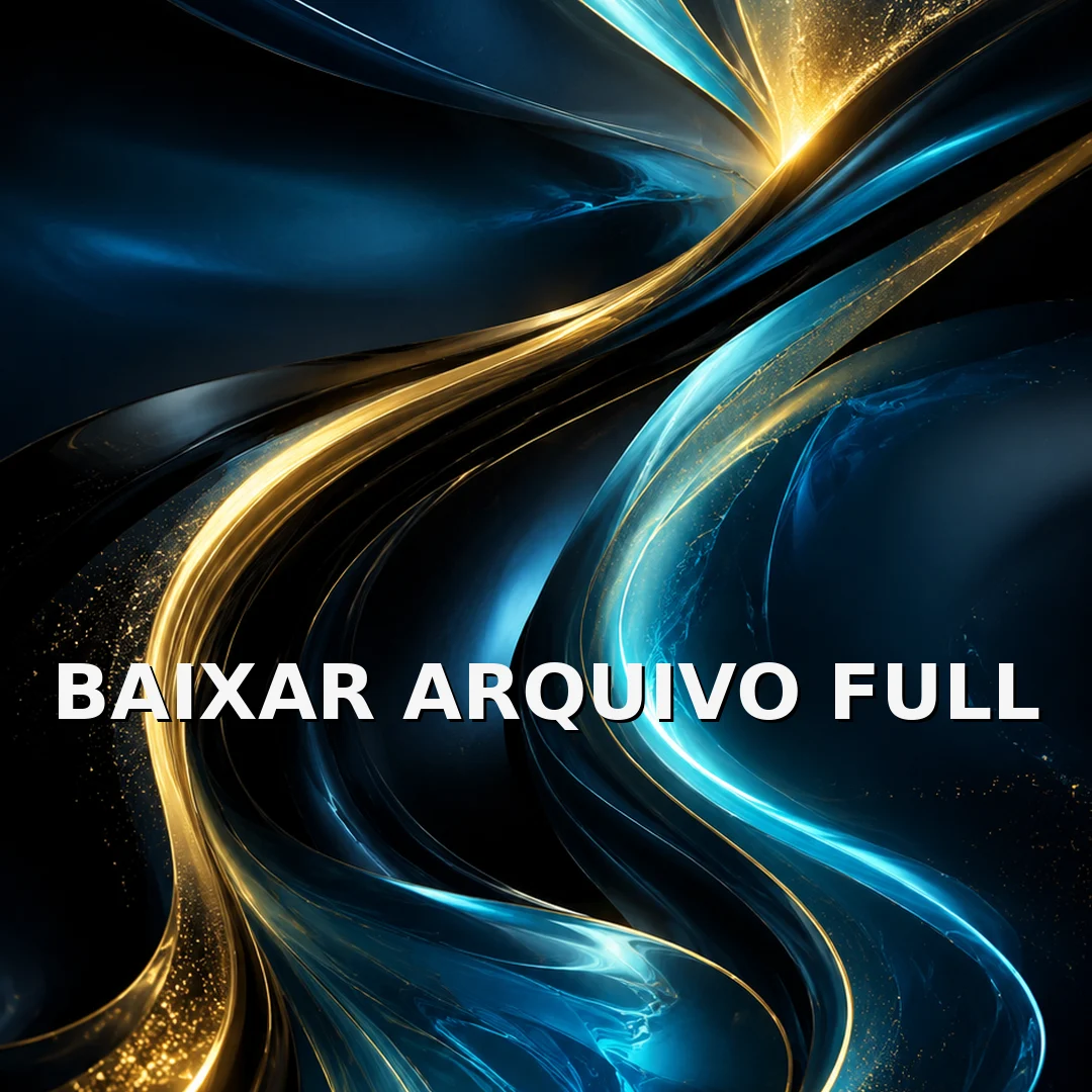 Wallpaper para Celular Ondas Abstratas Azuis e Douradas | Baixar Agora
