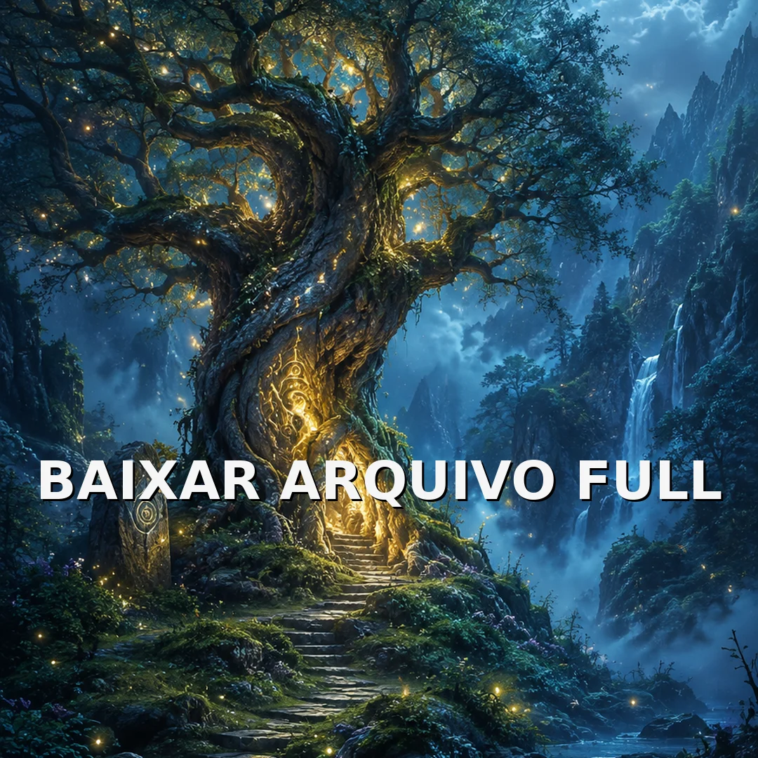 Wallpaper para Celular Árvore Mágica Iluminada na Floresta | Baixar Agora