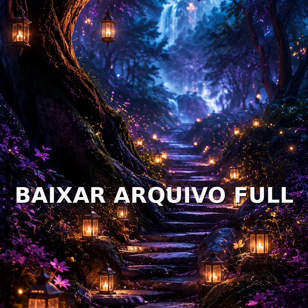 Wallpaper para Celular Escadaria Mágica em Floresta Encantada | Baixar Agora