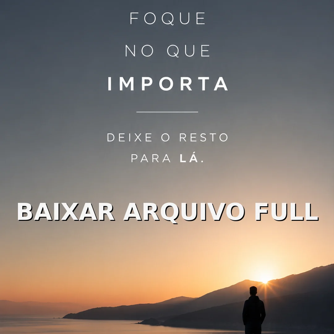 Wallpaper para Celular Frase Foque no Que Importa | Baixar Agora