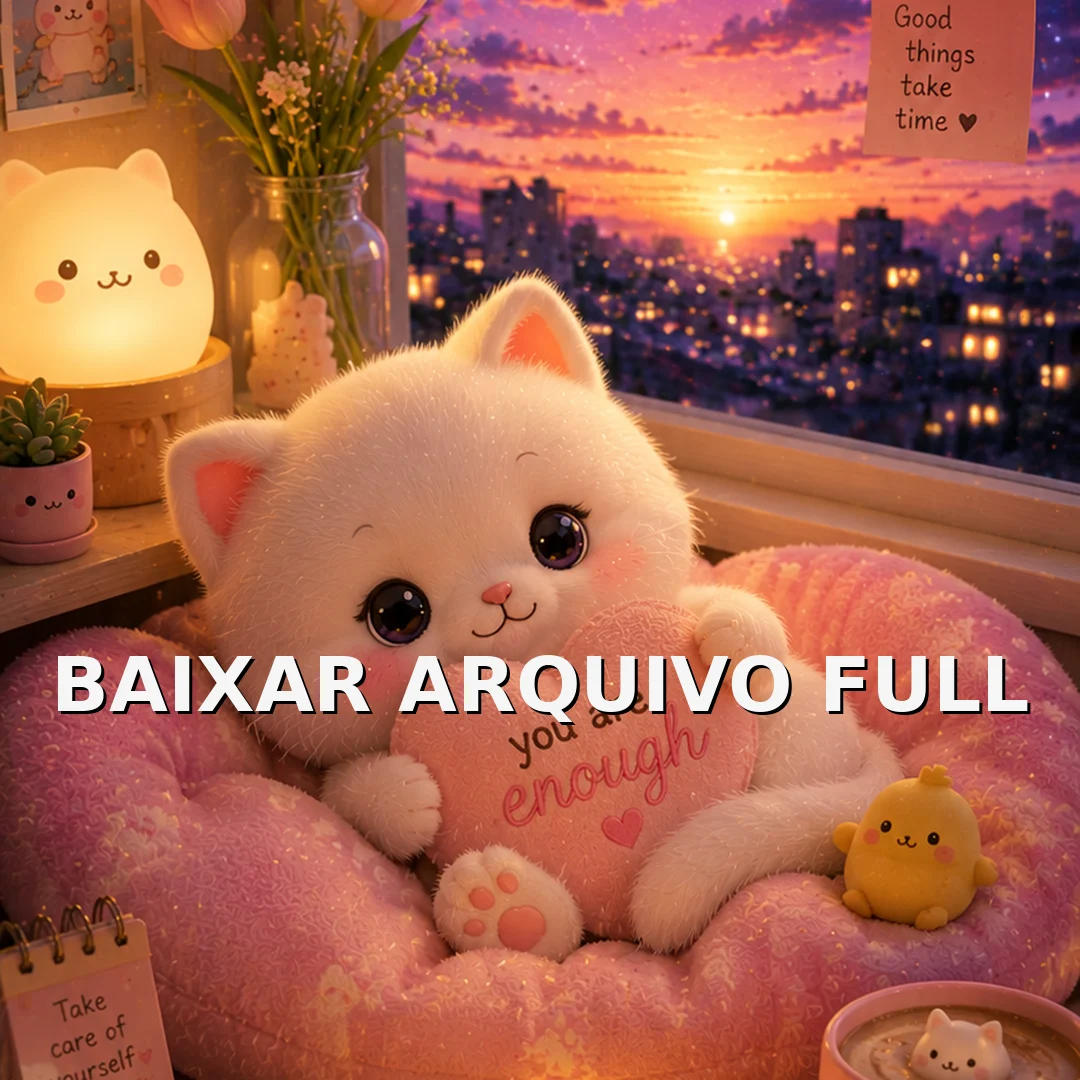 Wallpaper para Celular Gatinho com Almofada You Are Enough | Baixar Agora