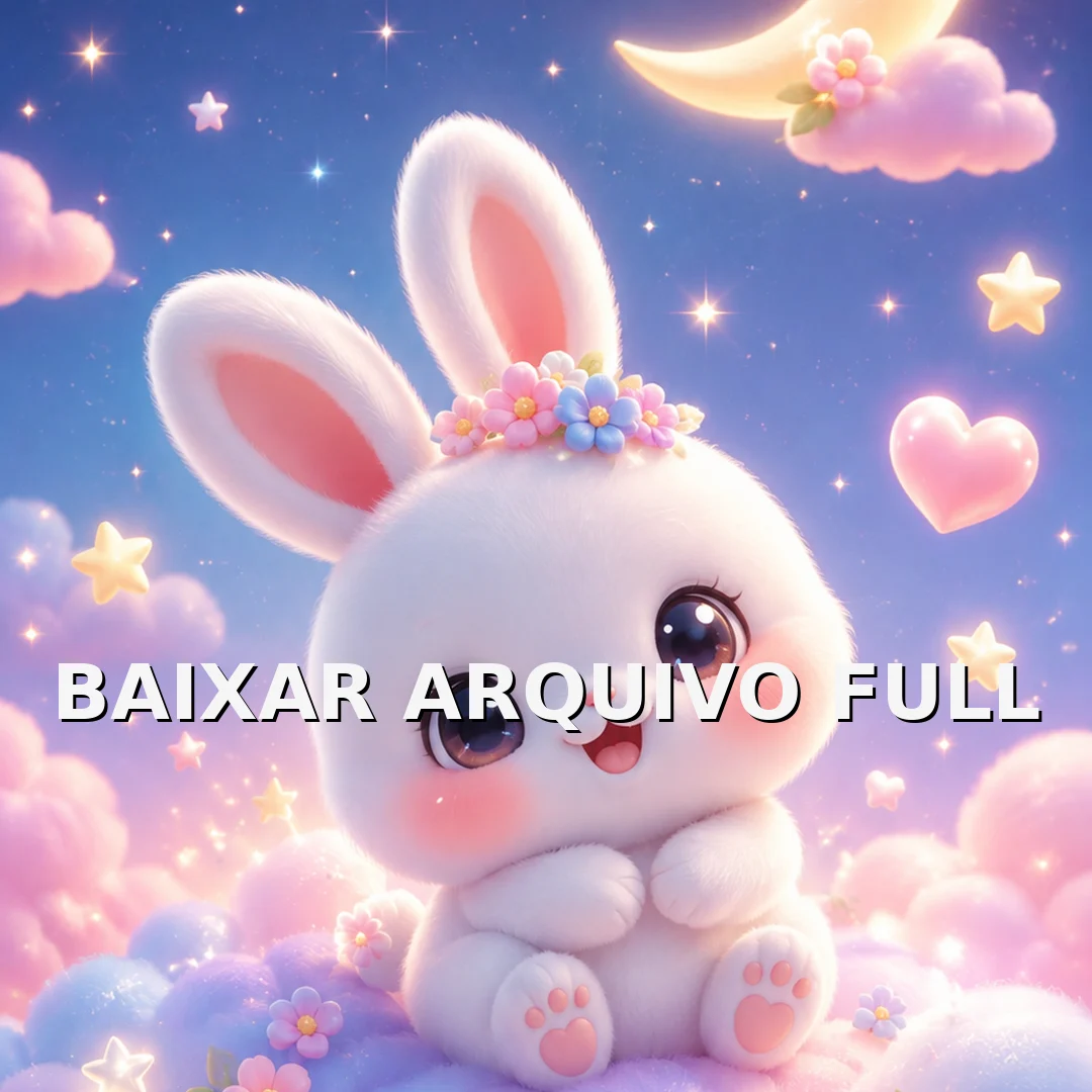 Wallpaper para Celular Coelhinho Fofo nas Nuvens | Baixar Agora