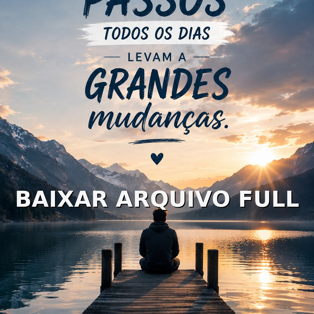 Wallpaper para Celular Frase Pequenos Passos Grandes Mudanças | Baixar Agora