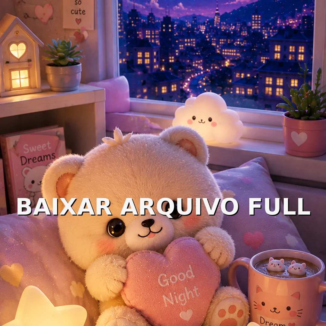 Wallpaper para Celular Ursinho Fofo na Cama Aconchegante | Baixar Agora