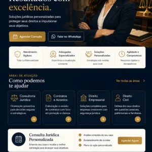 Escritório de Advocacia Criação de Site e Desenvolvimento de Site