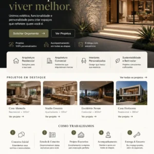 Escritório de Arquitetura Criação de Site e Desenvolvimento de Site