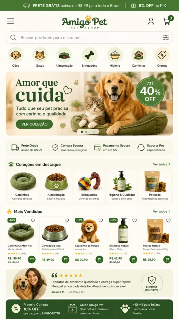 Pet Shop Veterinária e Agronegócio