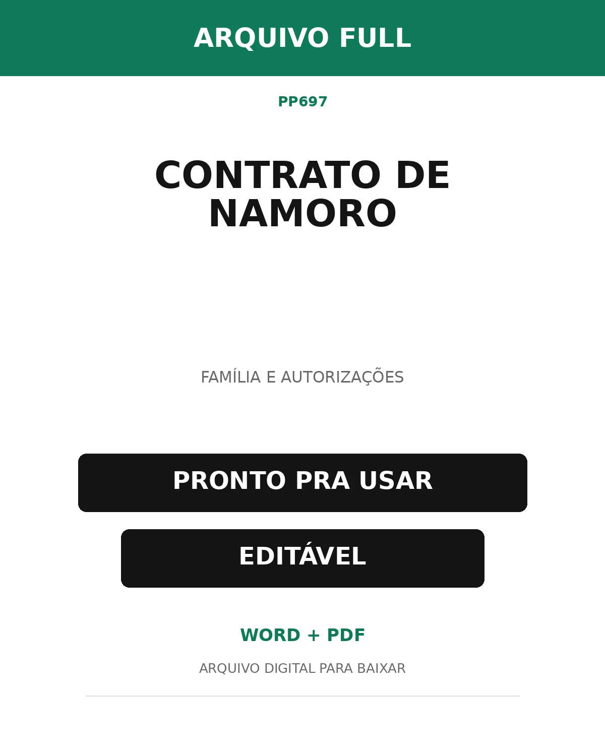 Baixar Contrato de Namoro Online – Word e PDF