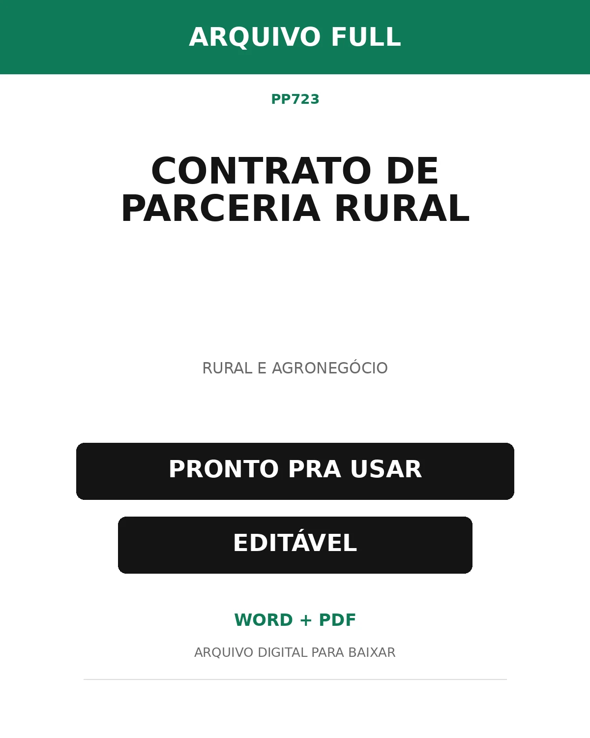 Baixar Contrato de Parceria Rural Online – Word e PDF
