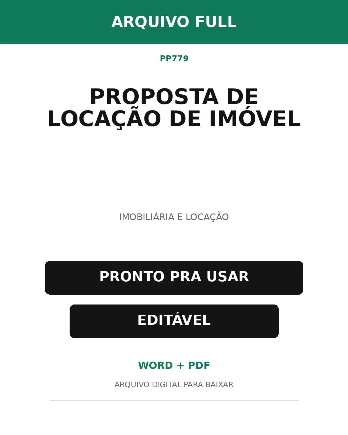 Baixar Proposta de Locação de Imóvel Online – Word e PDF