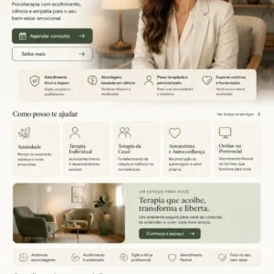Criação de site para Consultório de Psicologia