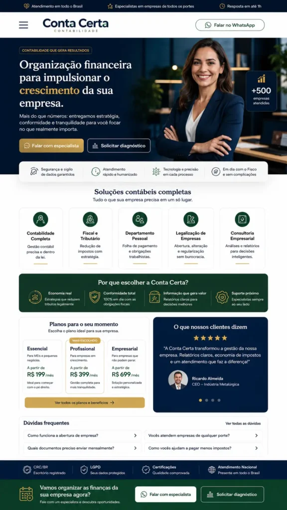 Site para Advogados