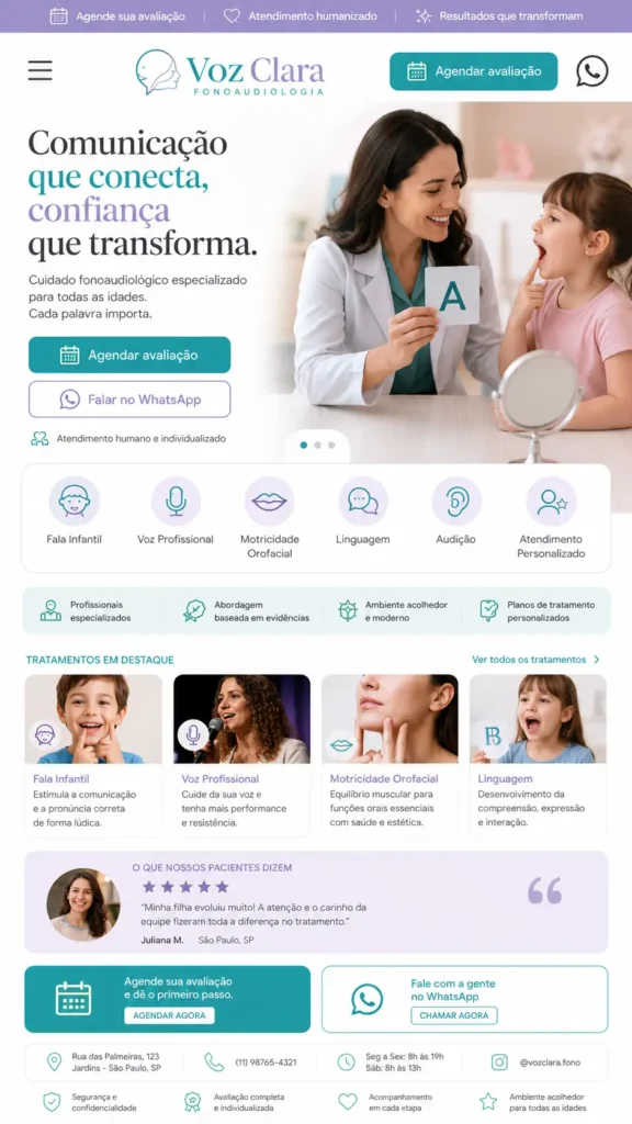 Site para Clínicas