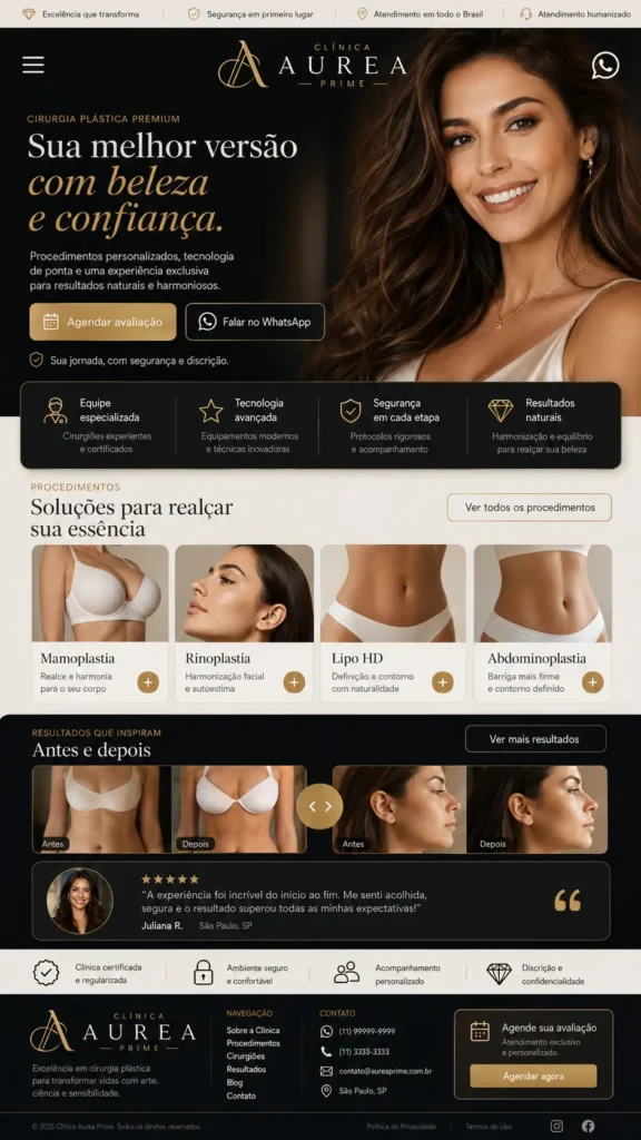 Site para Clínicas