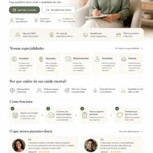 Criação de site para Clínica de Psicologia