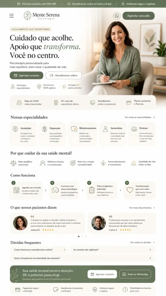 Site para Clínicas