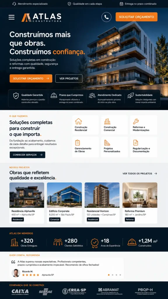 Imobiliárias Construção Arquitetura e Engenharia