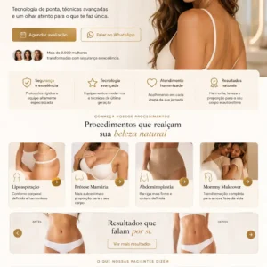 Cirurgia Plástica Corporal Criação de Site e Desenvolvimento de Site