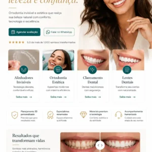 Criação de site para Ortodontia