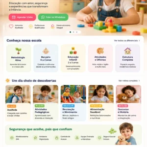 Criação de site para Escola Infantil