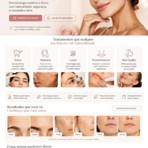 Criação de site para Clínica de Estética Médica