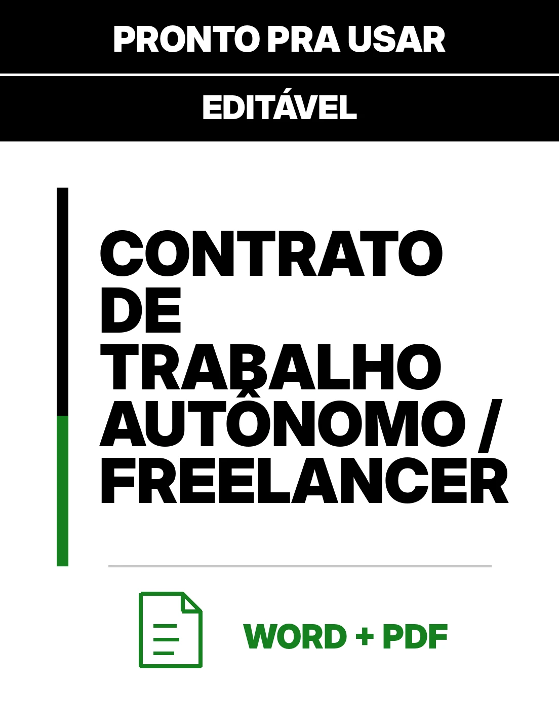 Contrato de Trabalho Autônomo / Freelancer