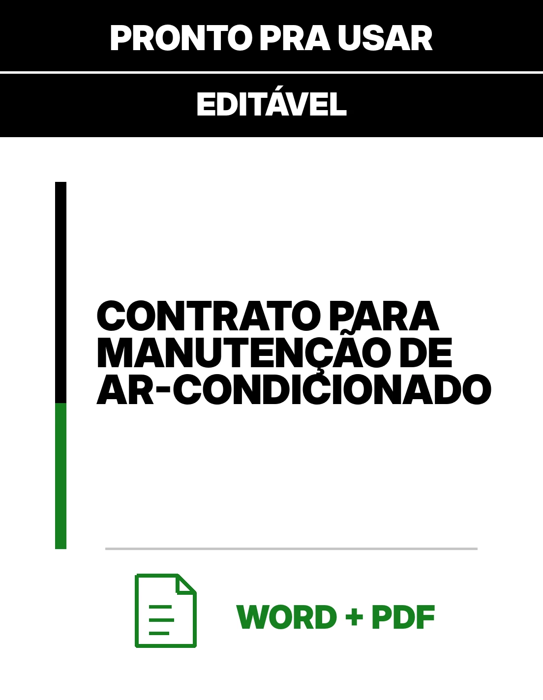 Contrato para Manutenção de Ar-Condicionado