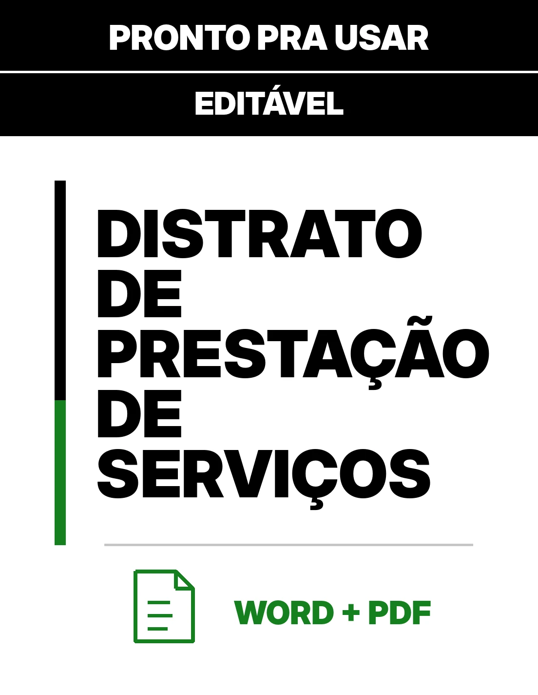 Distrato de Prestação de Serviços