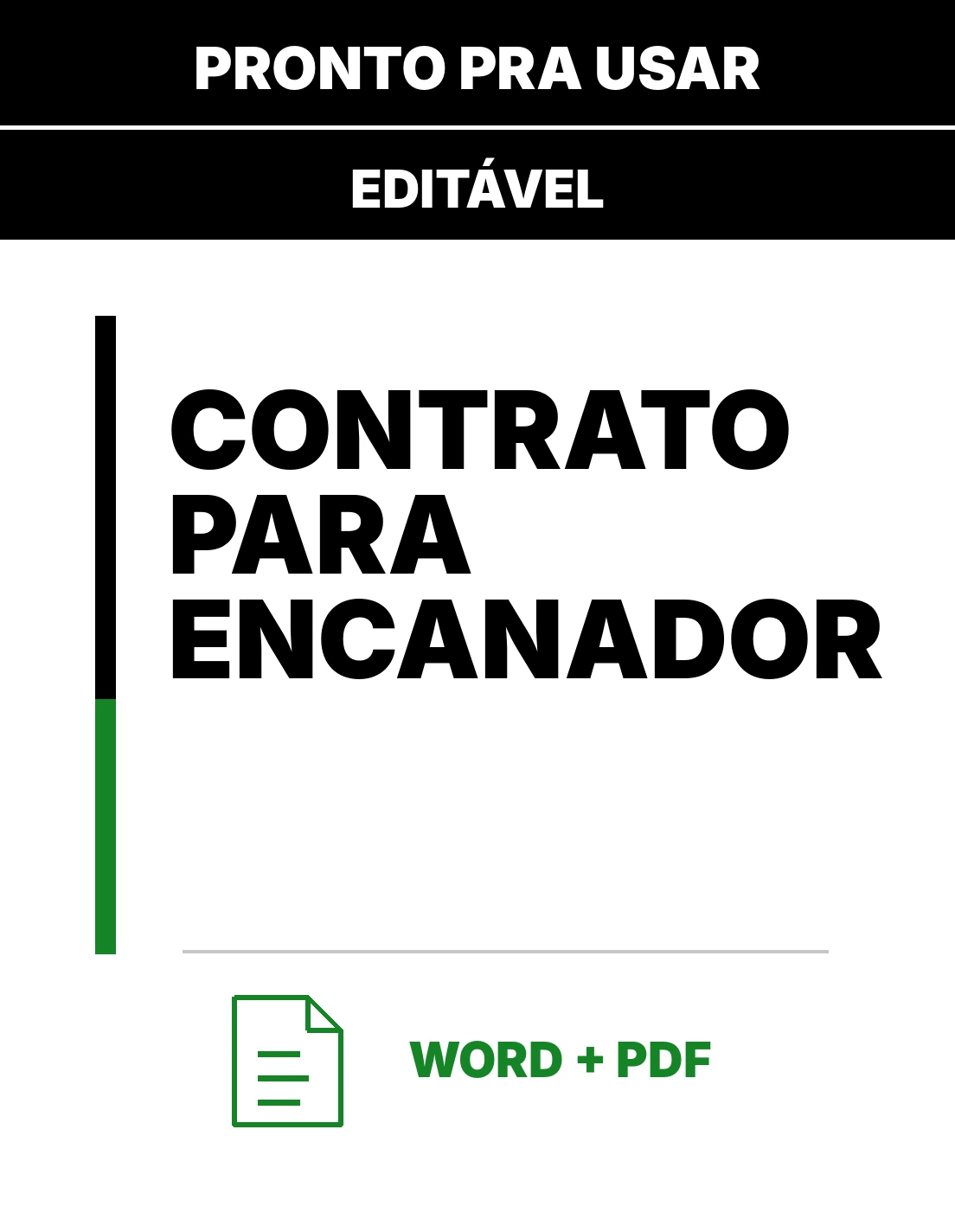 Contrato para Encanador – Contrato para Freelancer