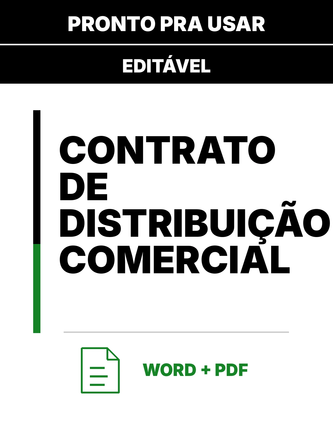 Contrato de Distribuição Comercial – Contrato Simples