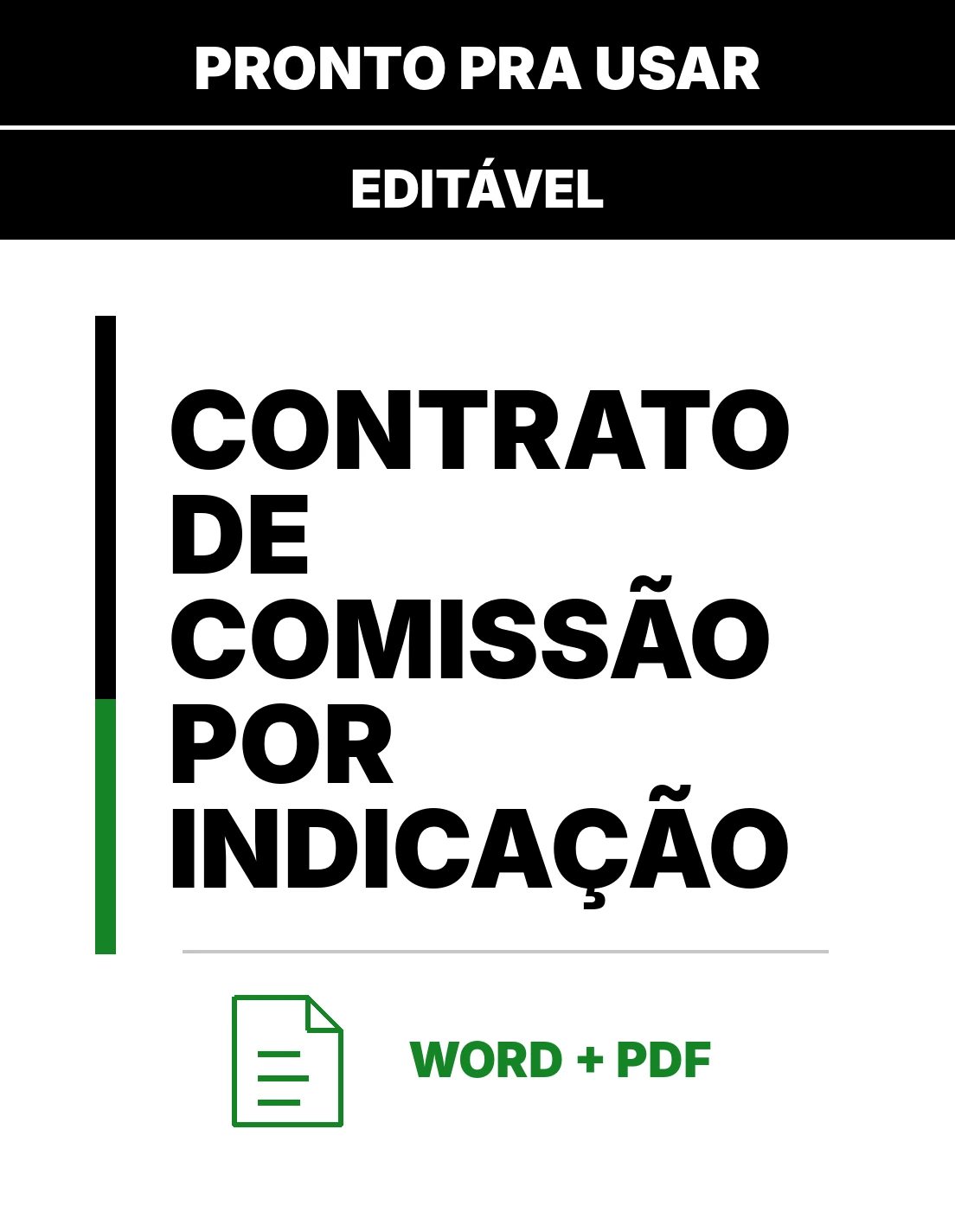 Contrato de Comissão por Indicação – Modelo de Contrato