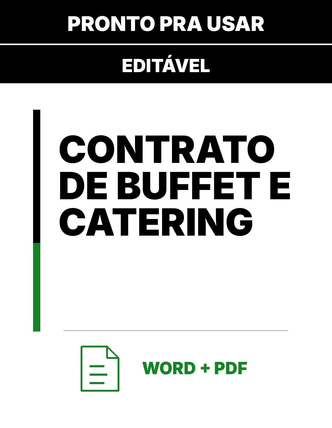 Contrato de Buffet e Catering – Modelo de Contrato